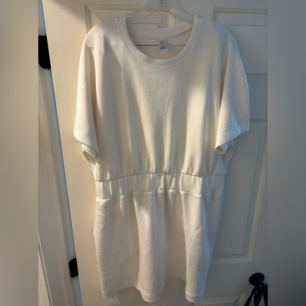 SPANX AirEssentials white dress